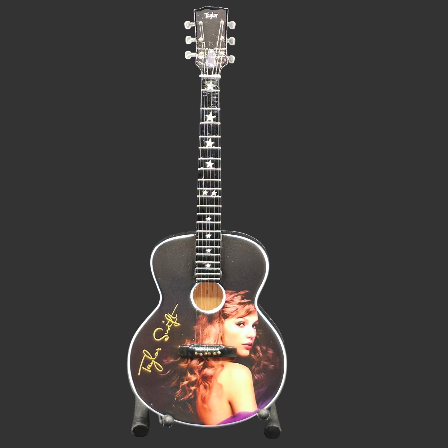 Miniature Guitar - Taylor Swift Speak Now - Model Guitar Inc Stand