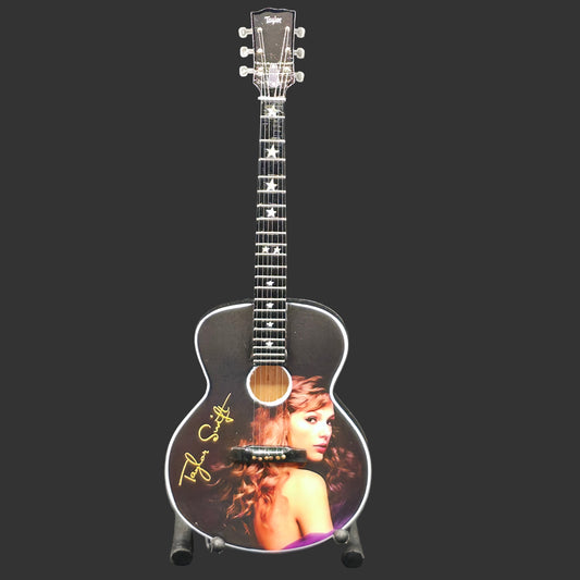 Miniature Guitar - Taylor Swift Speak Now - Model Guitar Inc Stand