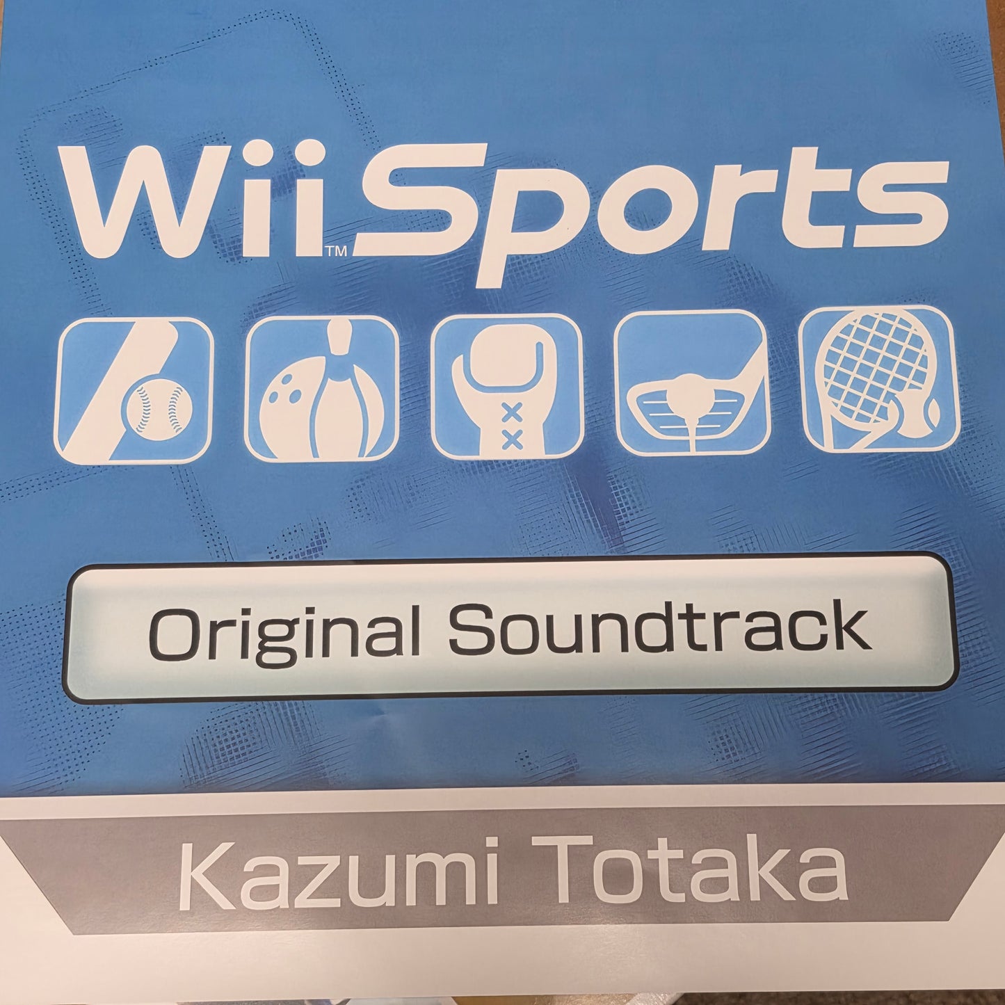Wii Sports Original Video Game Soundtrack Vinyl Record - Kazumi Totaka