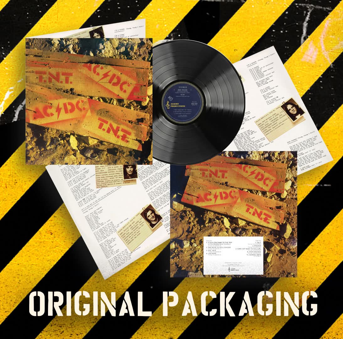 AC/DC - TNT T.N.T (Australian Version - Limited Edition Original Sleeve/ Tracklist) Vinyl Record LP ACDC