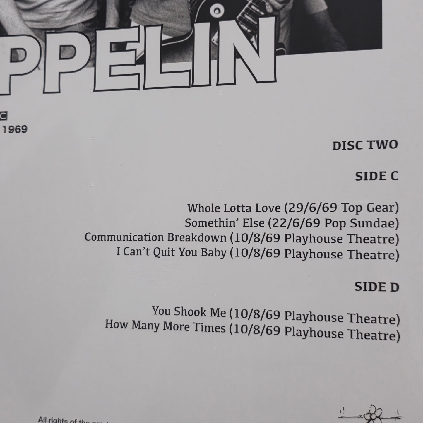 Led Zeppelin - BBC Sessions 1969 2LP Vinyl Record LP