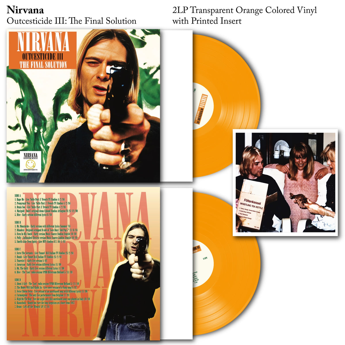 Nirvana - Outcesticide III 3 : The Final Chapter 2LP Vinyl Record