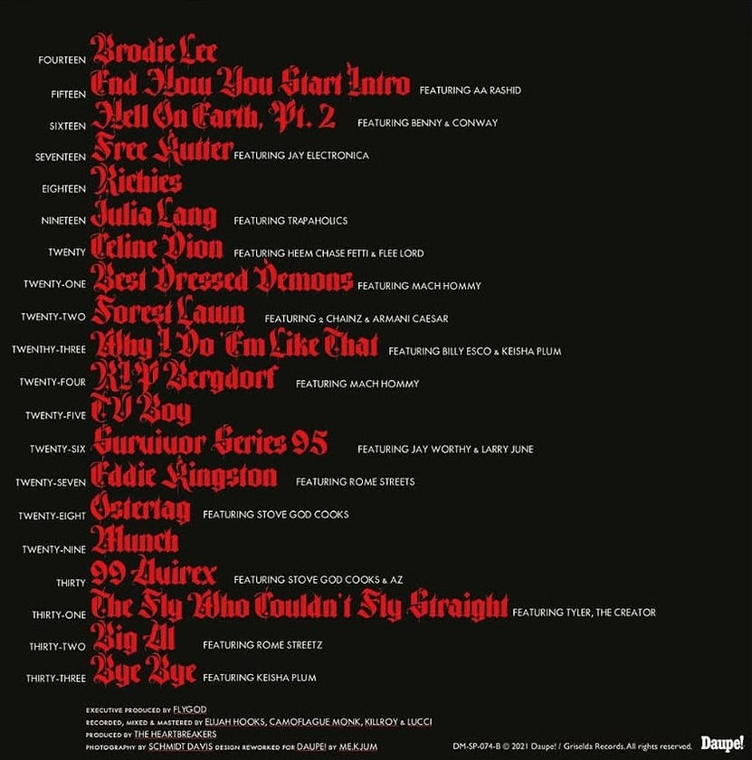 Westside Gunn – Hitler Wears Hermes 8 VIII : Side B "2LP RED COLOURED VINYL RECORD"