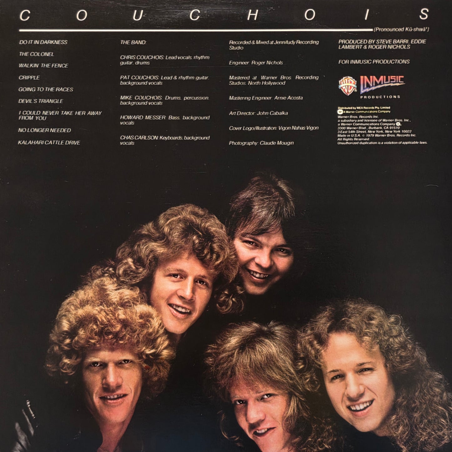 Couchois - Couchois (LP, Album) Vinyl Record / LP