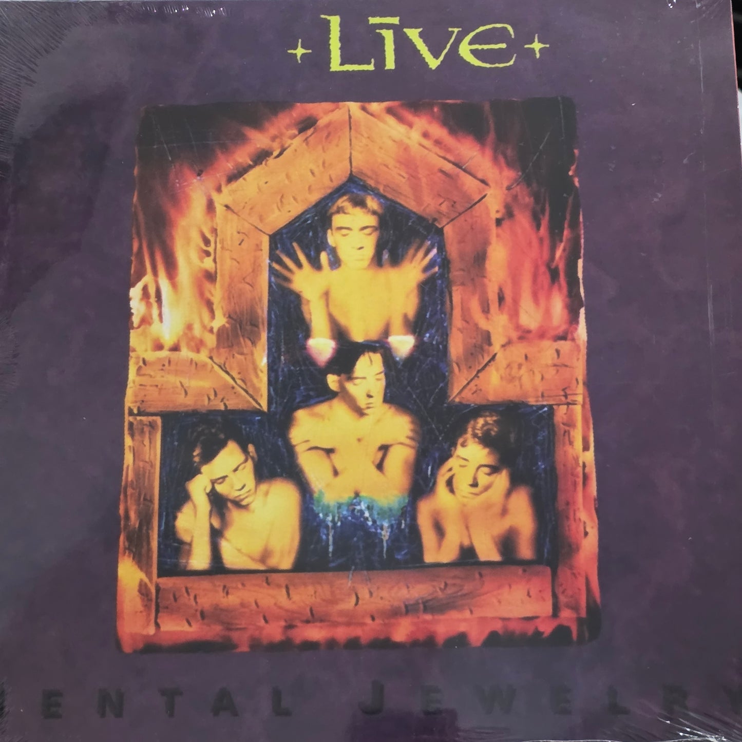 Live – Mental Jewelry "BLUE COLOURED VINYL RECORD" Mental Jewellery Vinyl Record