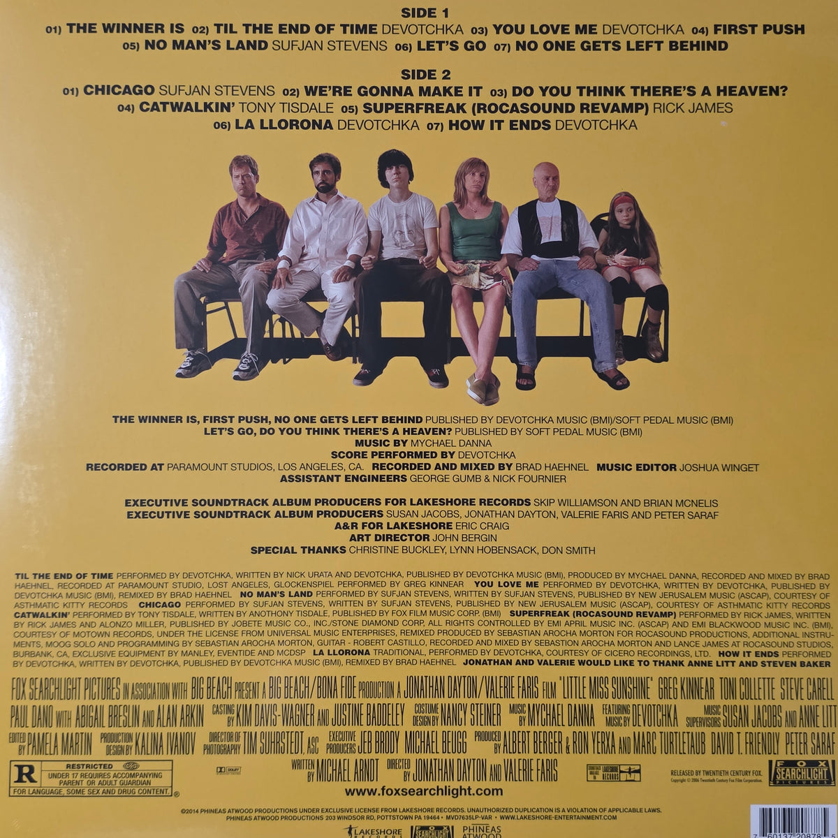 Various - Little Miss Sunshine (Original Motion Picture Soundtrack) (LP, Comp, Ltd, RE, Yellow Coloured) Vinyl Record / LP