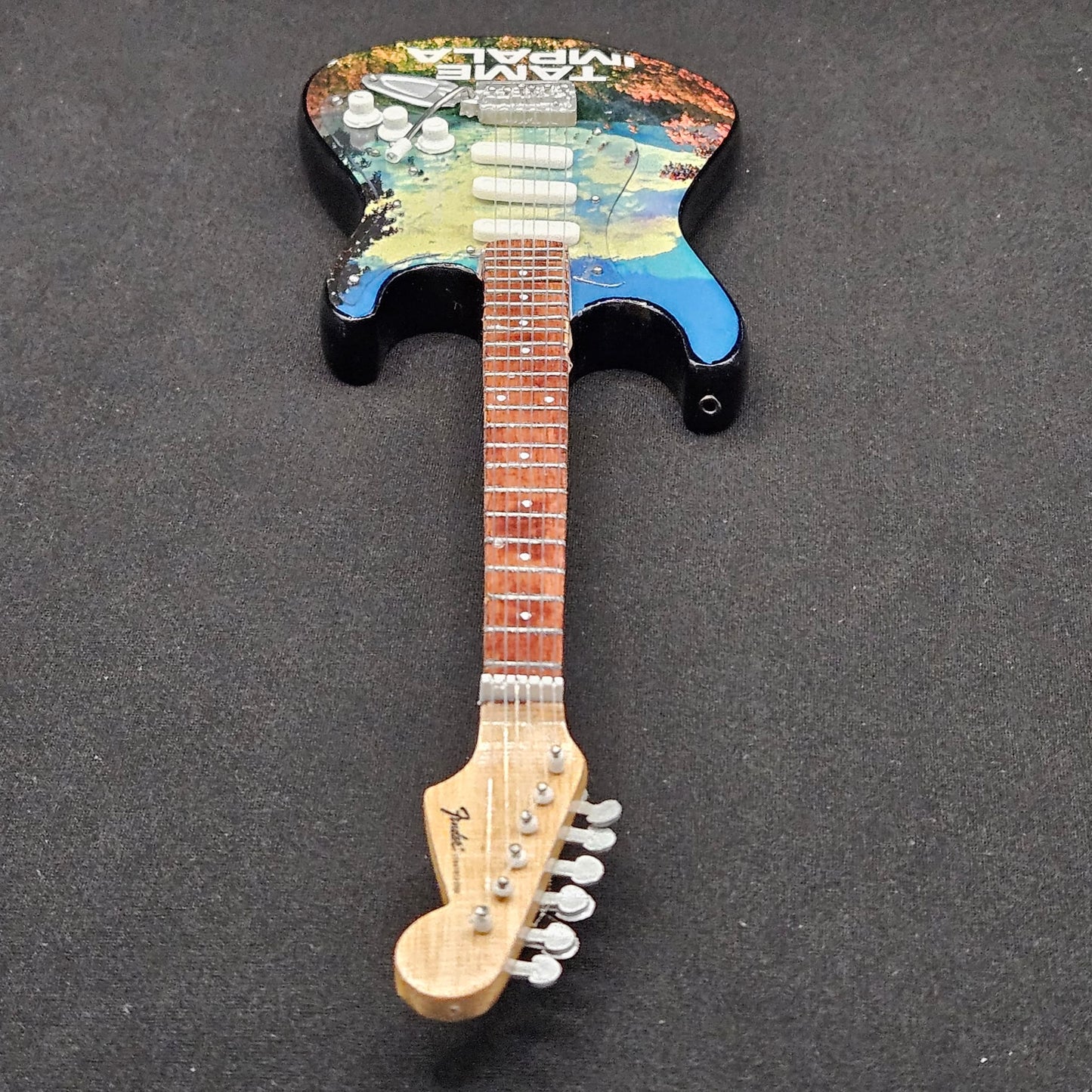 Miniature Guitar - Tame Impala Kevin Parker Fender Stratocaster - Model Guitar Inc Stand