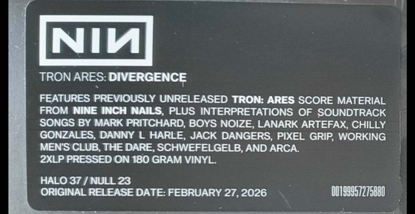 Nine Inch Nails - Tron Ares: Divergence (2xLP, 180) Vinyl Record / LP