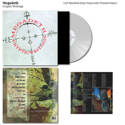 Megadeth – Cryptic Writings "WHITE COLOURED VINYL RECORD LP"