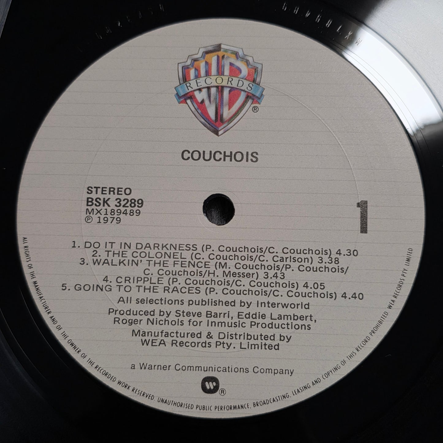 Couchois - Couchois (LP, Album) Vinyl Record / LP