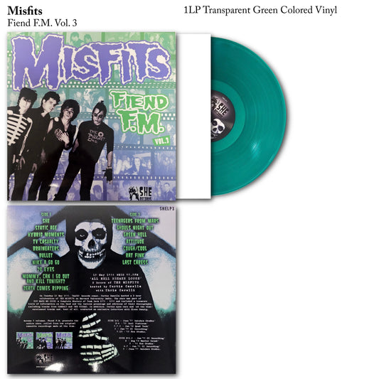 Misfits - Fiend FM Vol 3 Vinyl Record LP Volume 3 F.M.