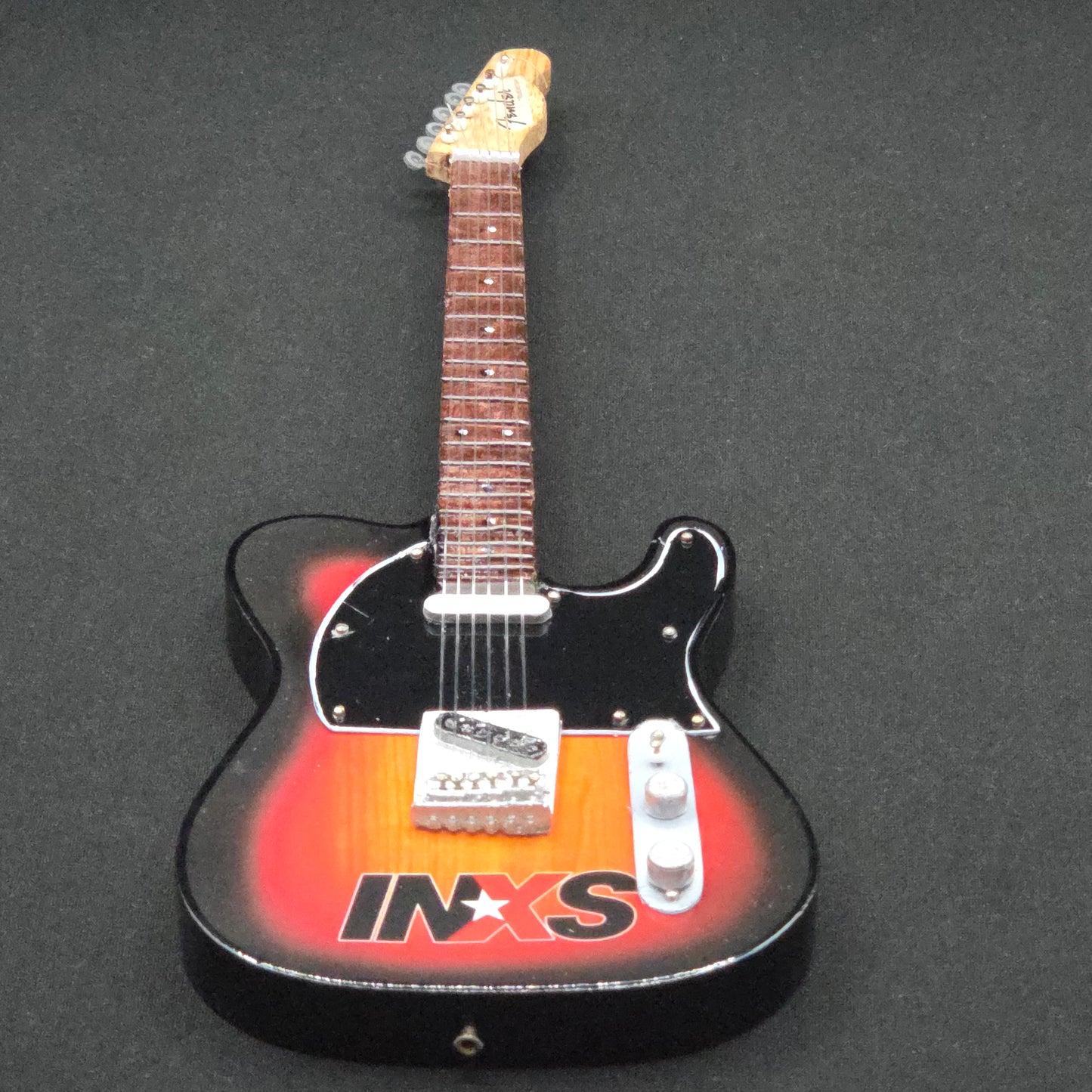 Miniature Guitar - INXS Fender Telecaster - Model Guitar Inc Stand