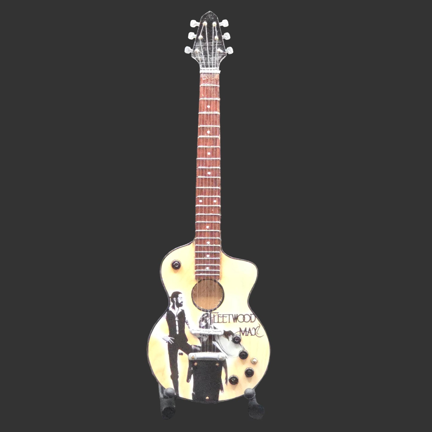 Miniature Guitar - Fleetwood Mac Rumours Acoustic - Model Guitar Inc Stand