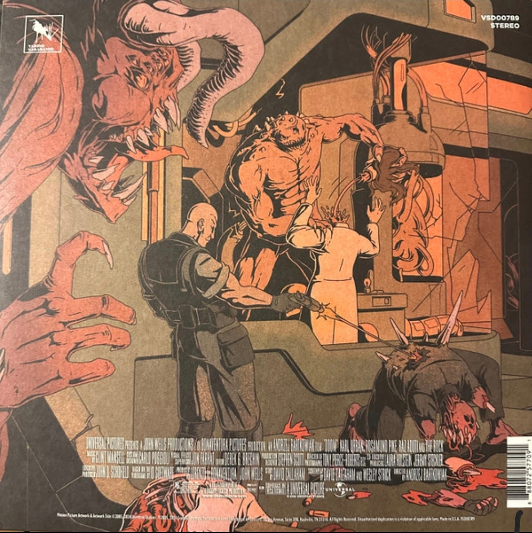 Clint Mansell - Doom (Original Motion Picture Soundtrack) (LP, Ora + LP, Gre + Album, Ltd, RE, Hel) Vinyl Record / LP