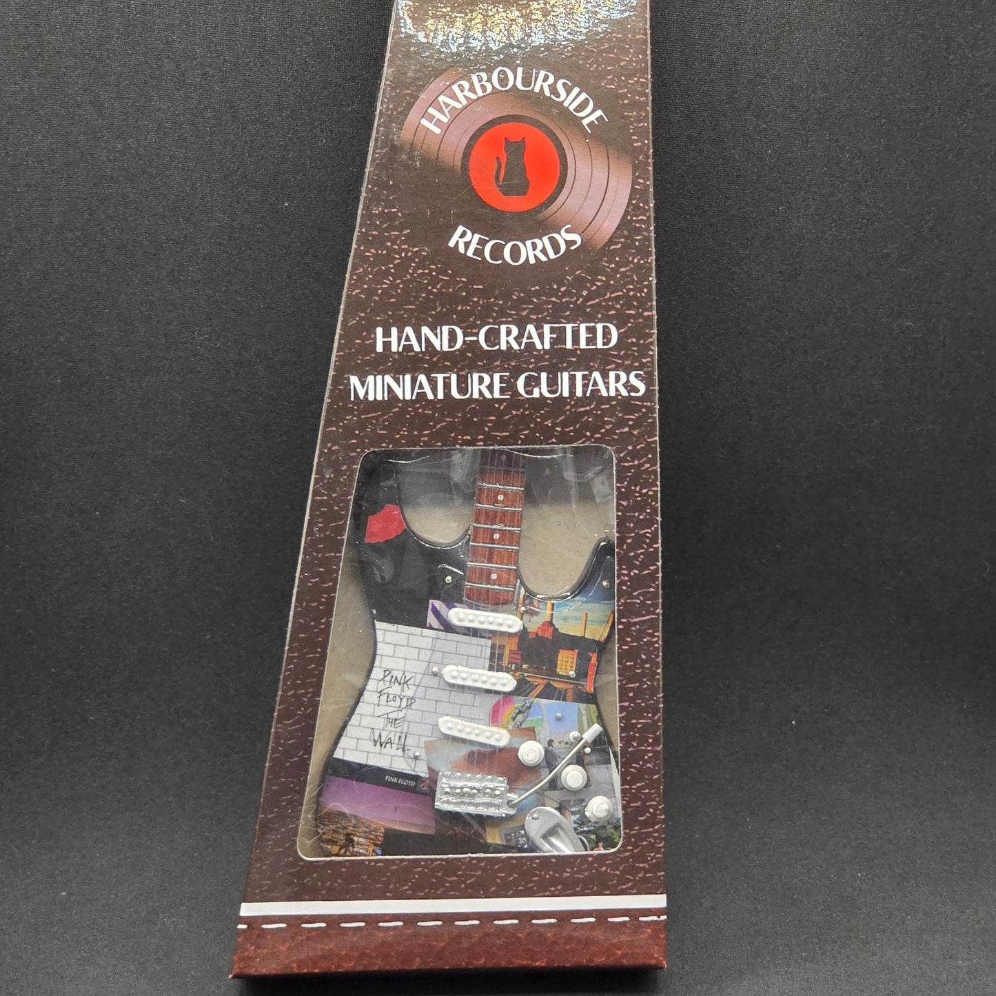 Miniature Guitar - Pink Floyd Album Covers - Model Guitar Inc Stand