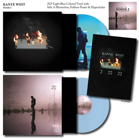 Kanye West – Donda 2 "2LP COLOURED VINYL ILLUSTRATED A SIDE"