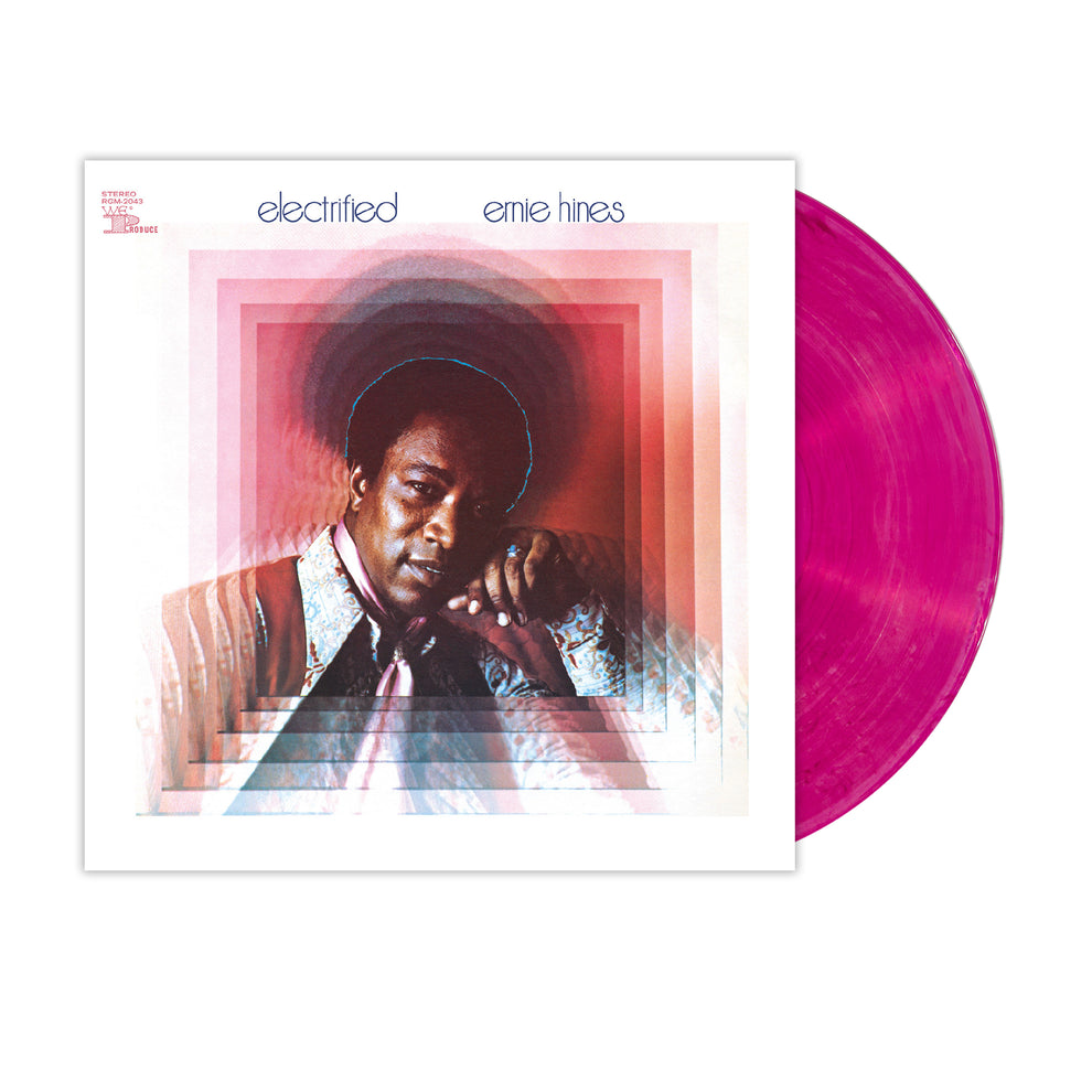 Ernie Hines - Electrified - Vinyl Record Magenta Coloured LP