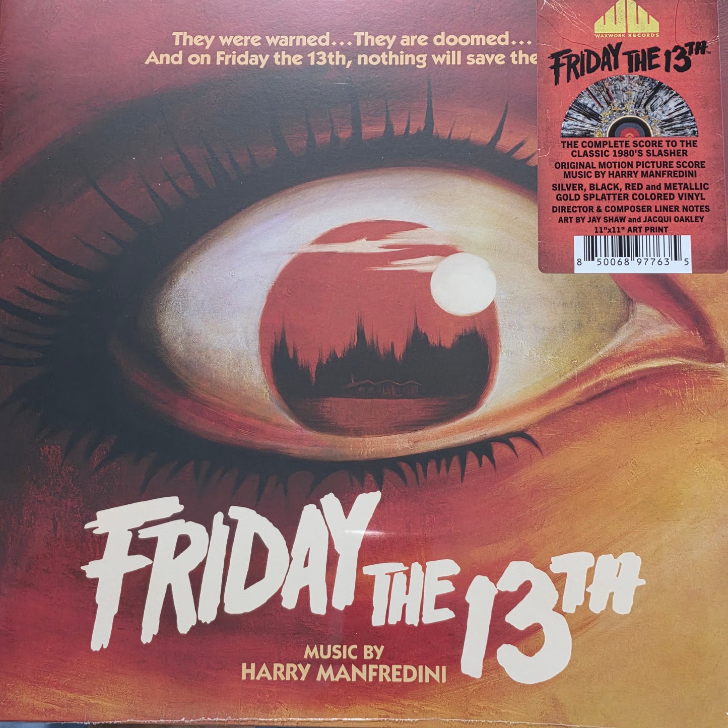 Harry Manfredini - Friday The 13th (Original Motion Picture Score) (LP, Album, RE, RP, Sil) Vinyl Record / LP