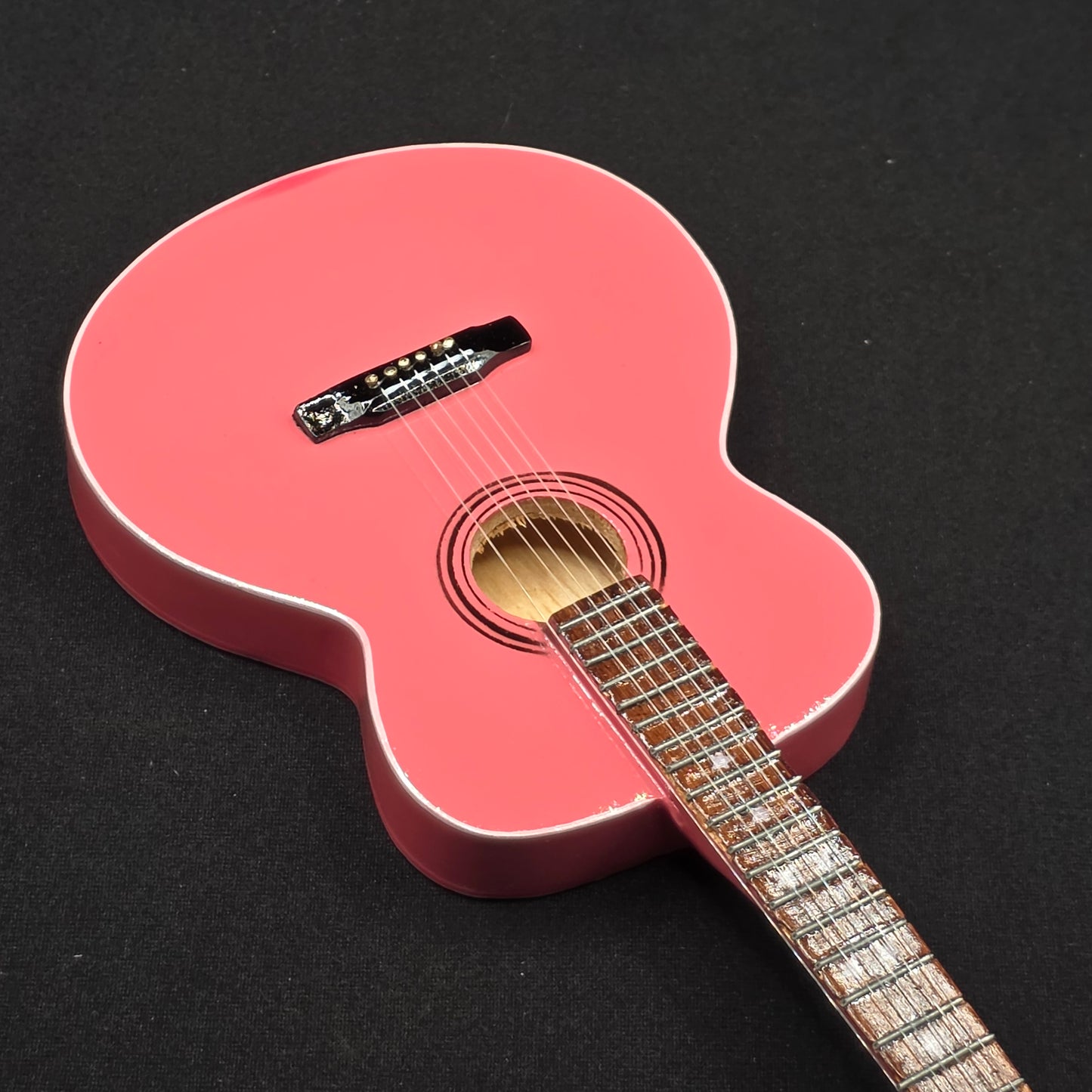 Miniature Guitar - Taylor Swift Eras Tour - Lover Pink Gibson - Model Guitar Inc Stand