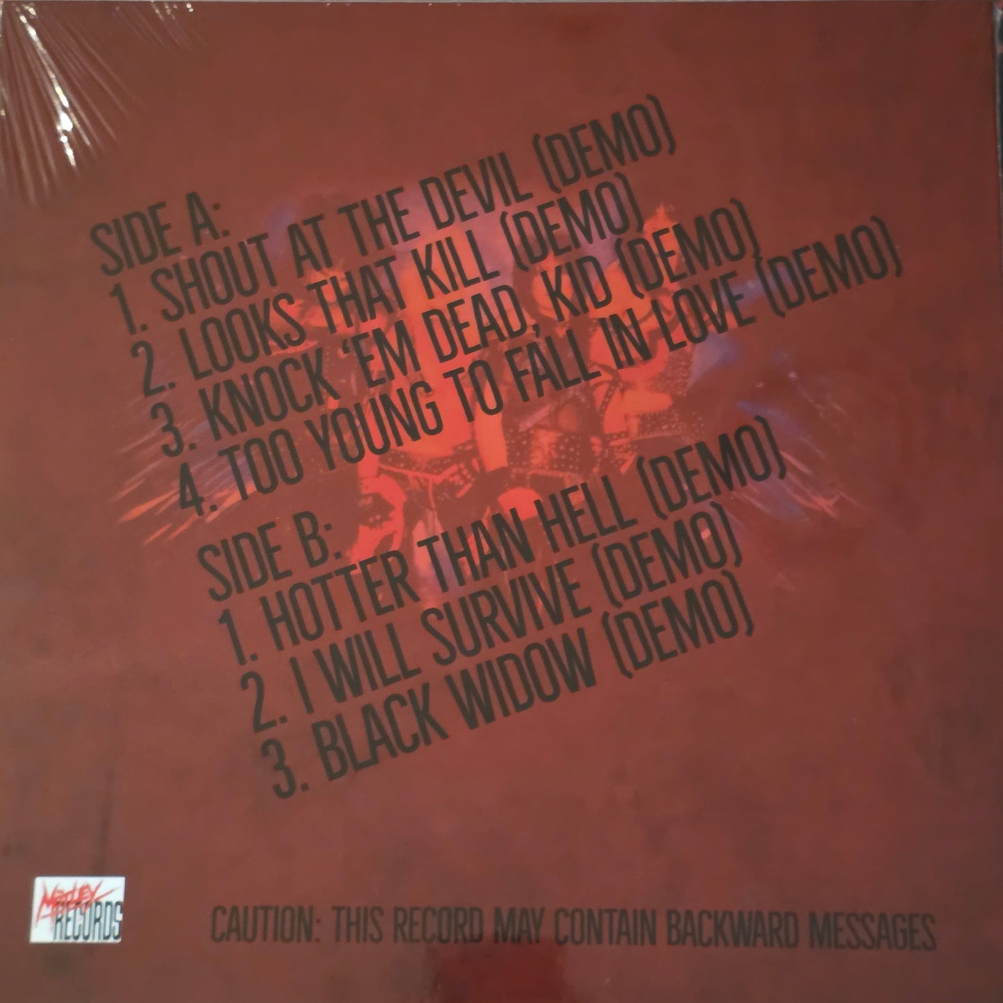 Motley Crue - Shout At The Demos And Rarities LP Vinyl Record