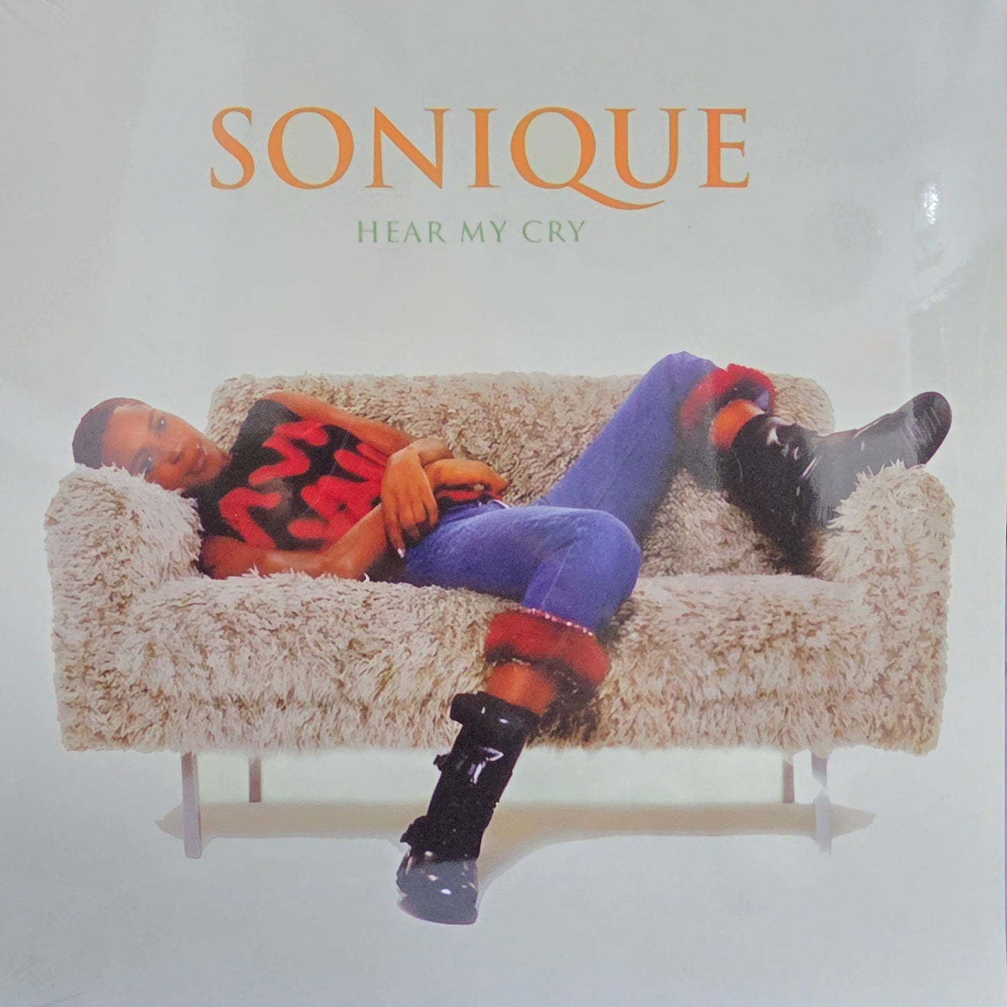 Sonique – Hear My Cry "2LP COLOURED VINYL RECORD - ILLUSTRATED D SIDE"