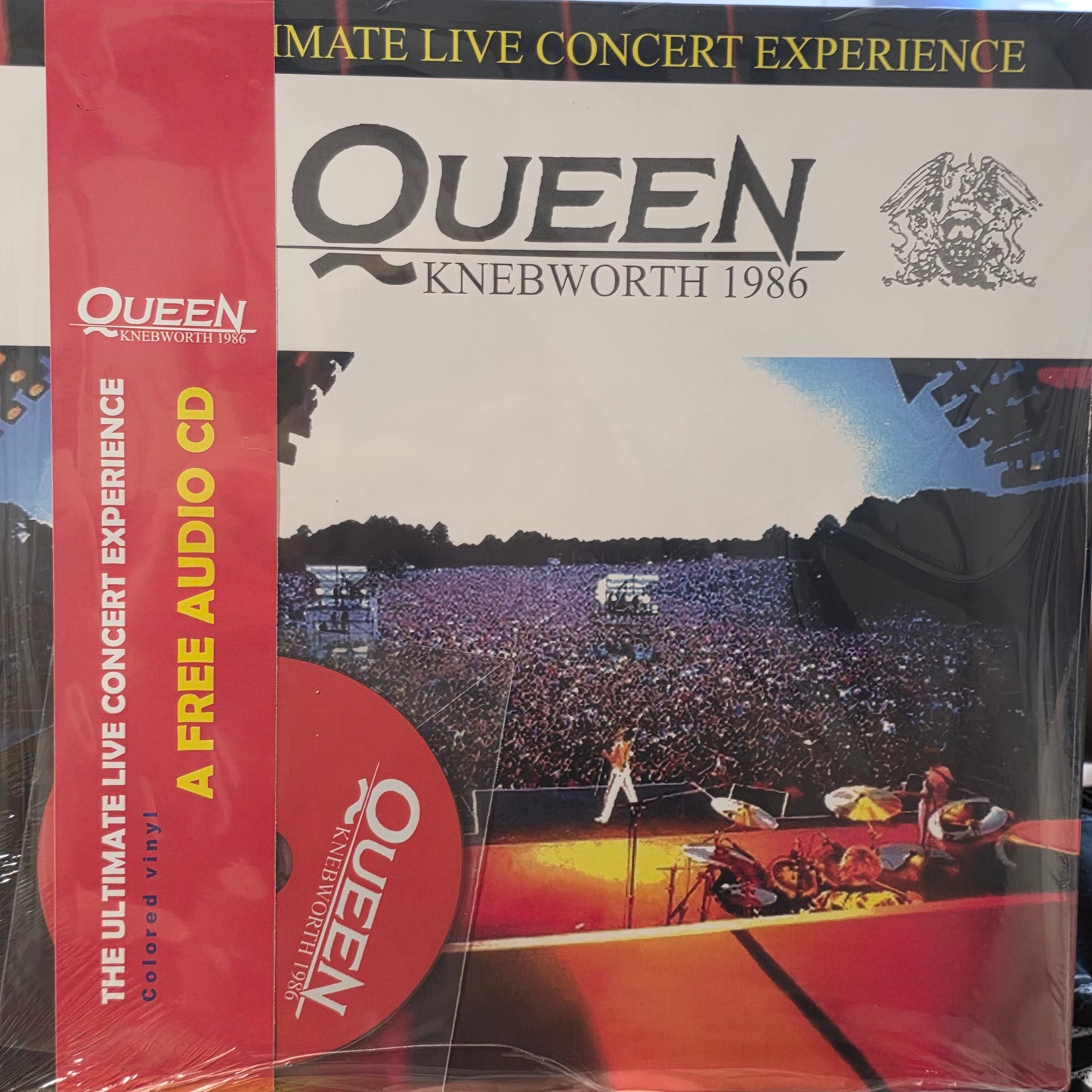 Queen – Live At Knebworth 1986 Queen - Knebworth 1986 Vinyl Record Inc CD