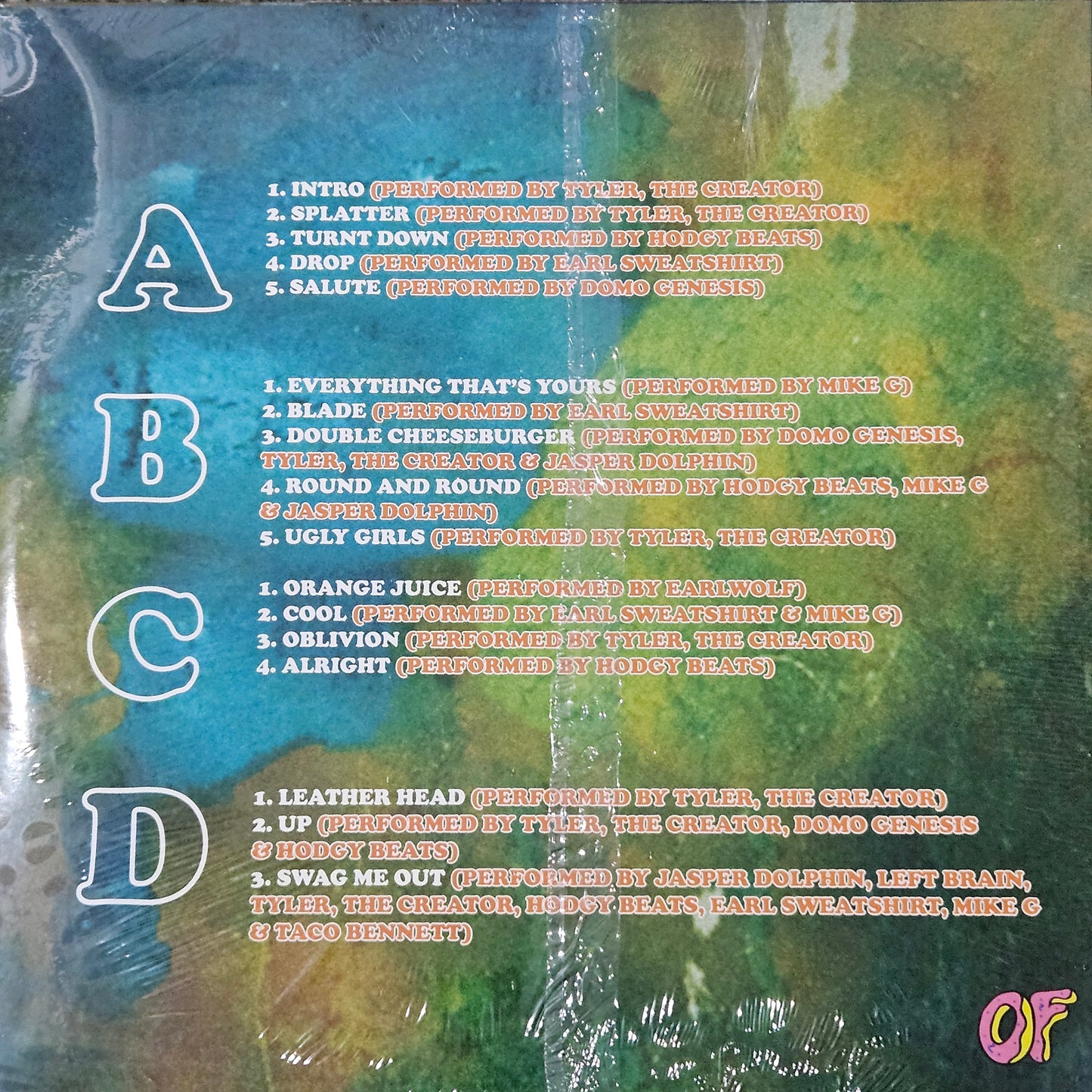 Odd Future – Radical "2LP YELLOW COLOURED VINYL RECORD ODDFUTURE