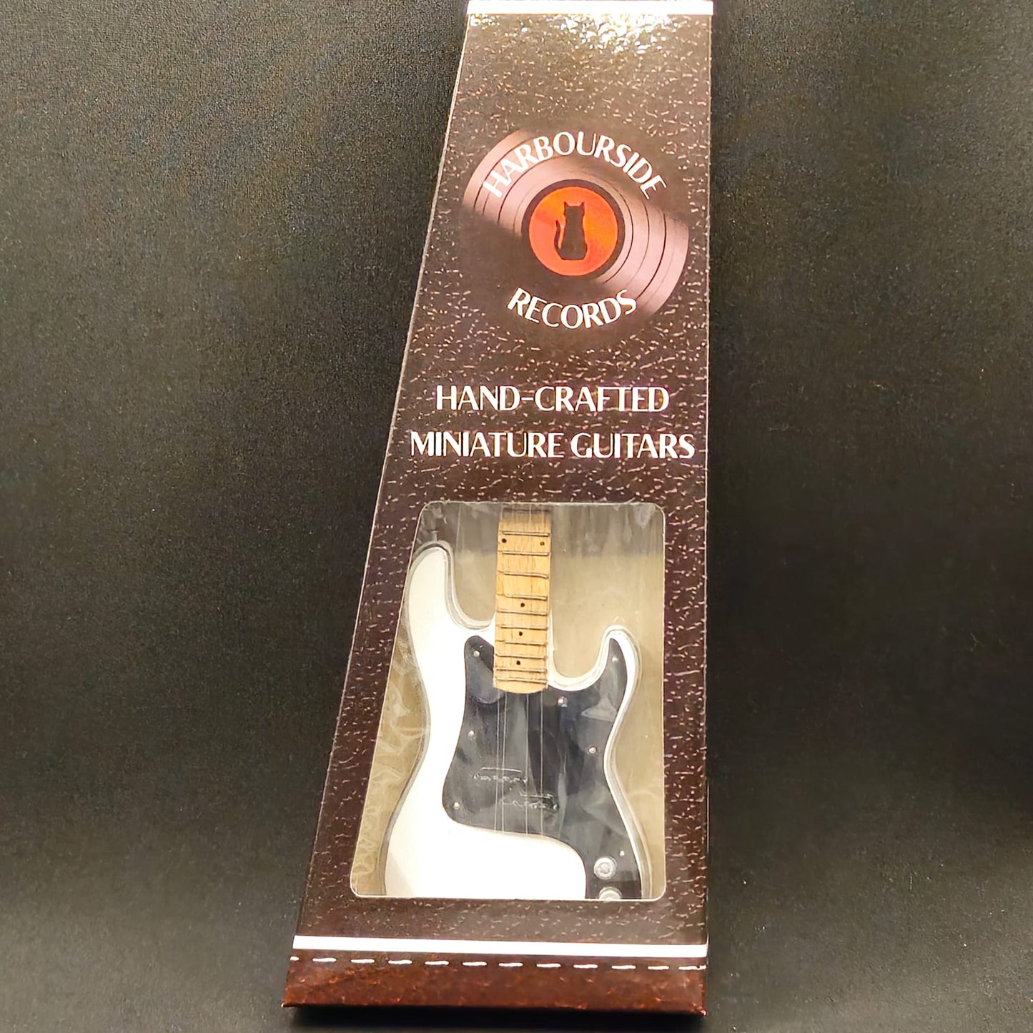 Miniature Guitar - Silver Fender Precision Bass P BASS  - Model Guitar Inc Stand