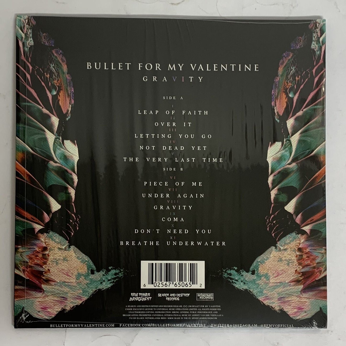 Bullet For My Valentine - Gravity (LP, Album, Ltd, Gol)