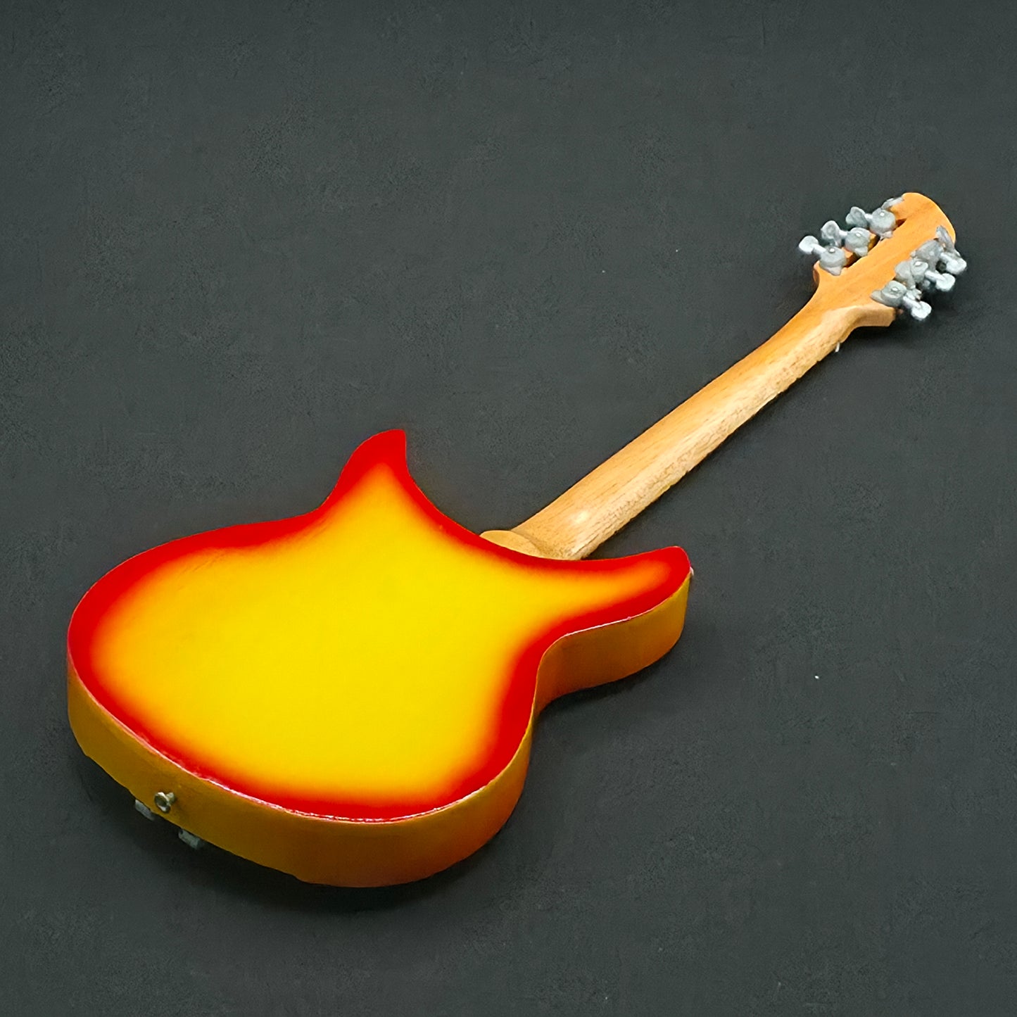 Miniature Guitar -  The Beatles George Harrison 12 String Rickenbacker - Model Guitar Inc Stand