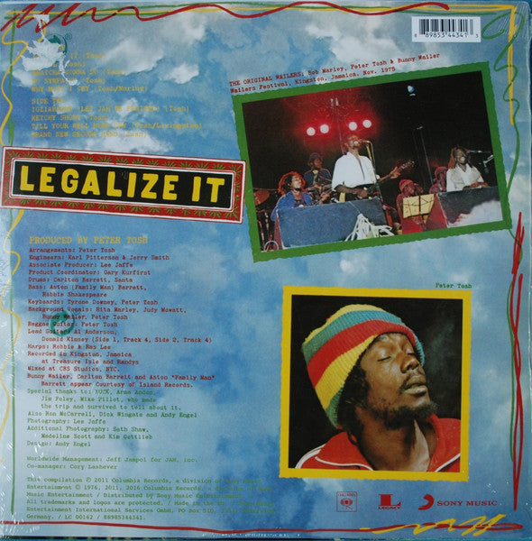 Peter Tosh - Legalize It (2xLP, Album, RE, 180)