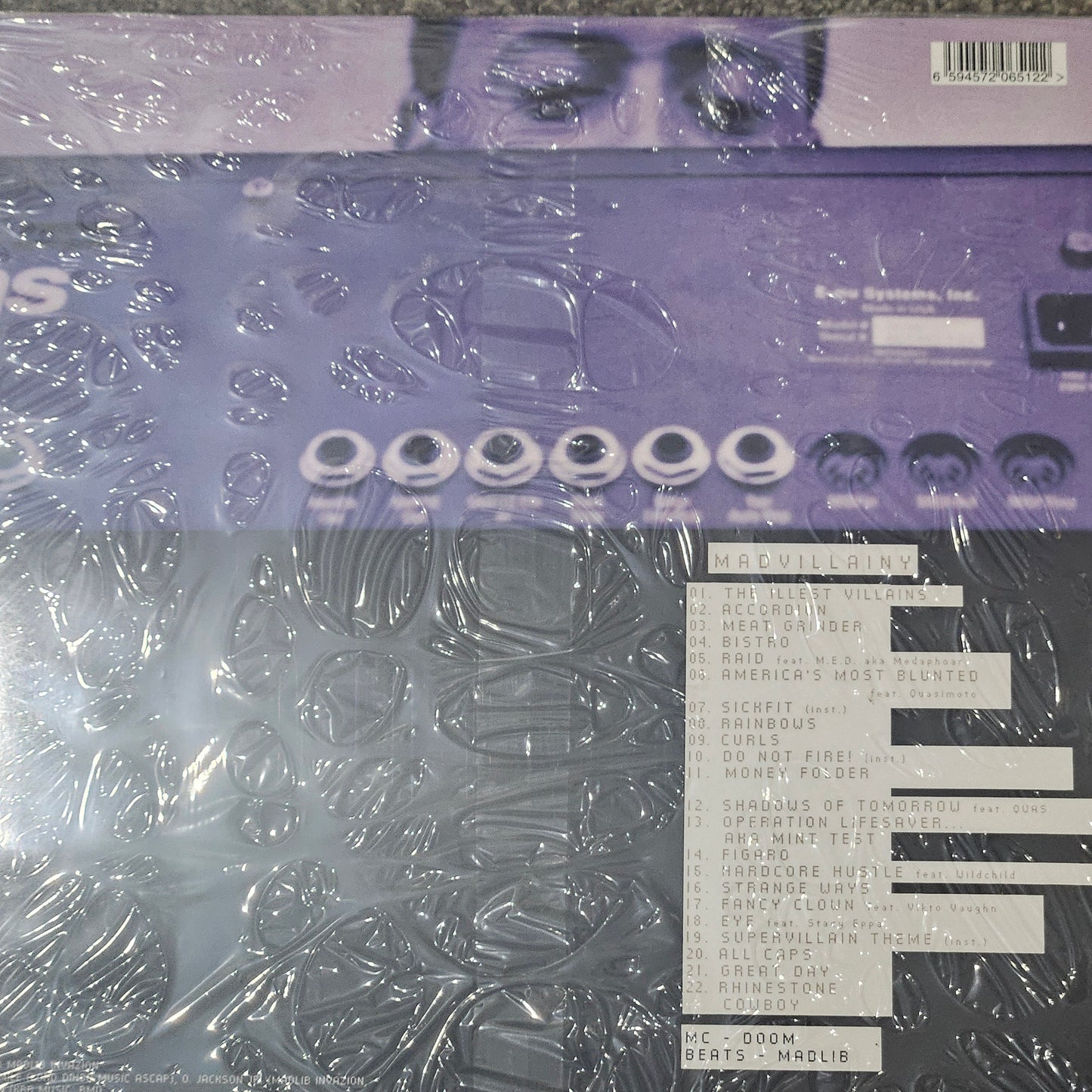MFDOOM - Madvillain (MF DOOM and Madlib) - Madvillainy  YELLOW COLOURED VINYL