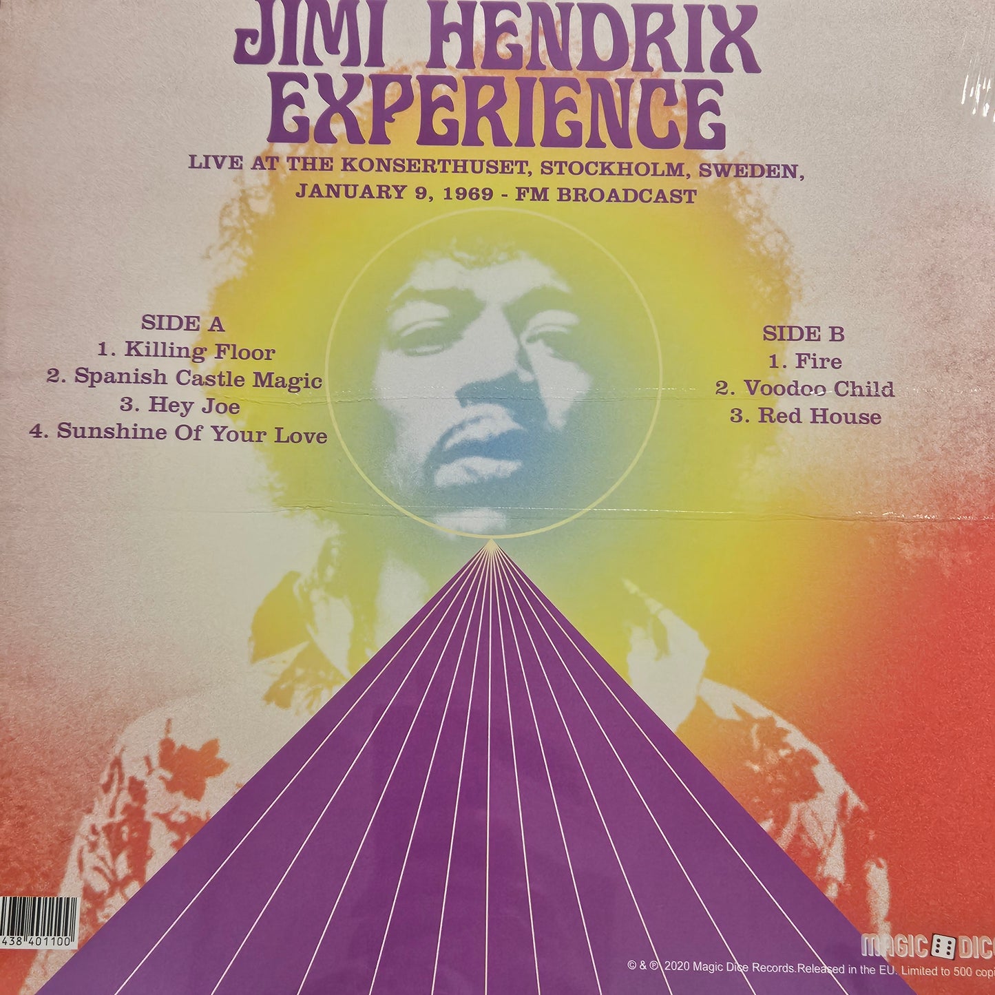 The Jimi Hendrix Experience - Live at Konserthuset, Stockholm, Sweden - January 9, 1969 Vinyl Record