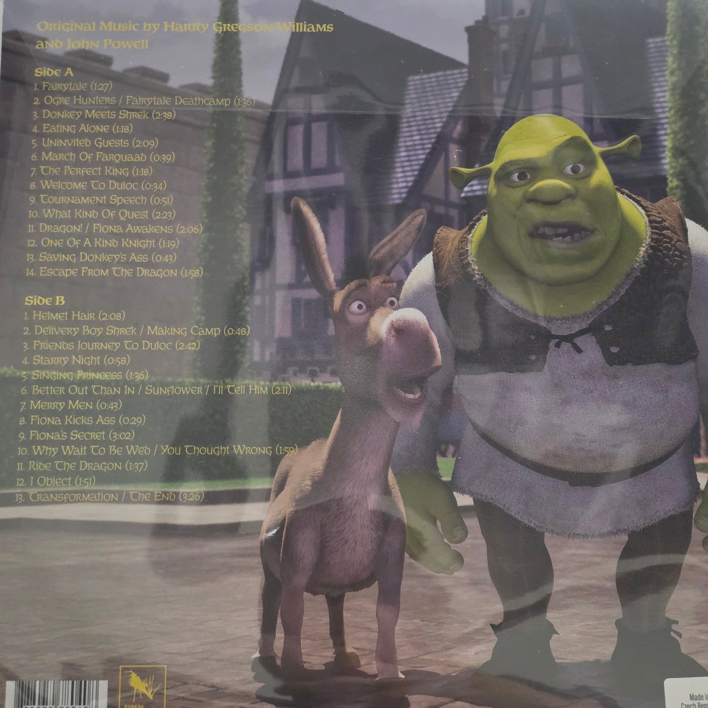 Harry Gregson-Williams and John Powell - Shrek (Original Motion Picture Score) (LP, Album, Pic, RE) Vinyl Record / LP