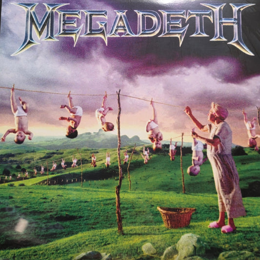 Megadeth - Youthanasia Vinyl Record LP Blue Coloured