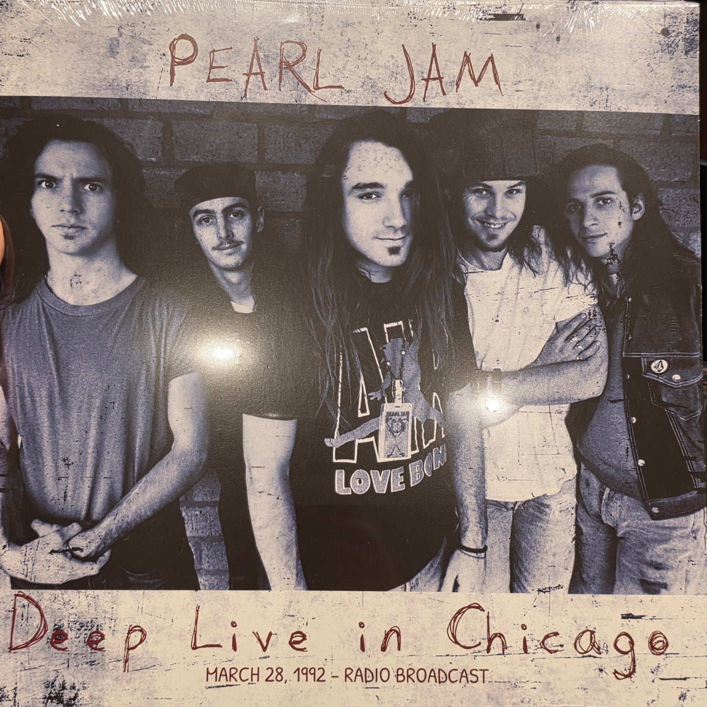 Pearl Jam - Deep Live In Chicago  Live 1992 Vinyl Record LP