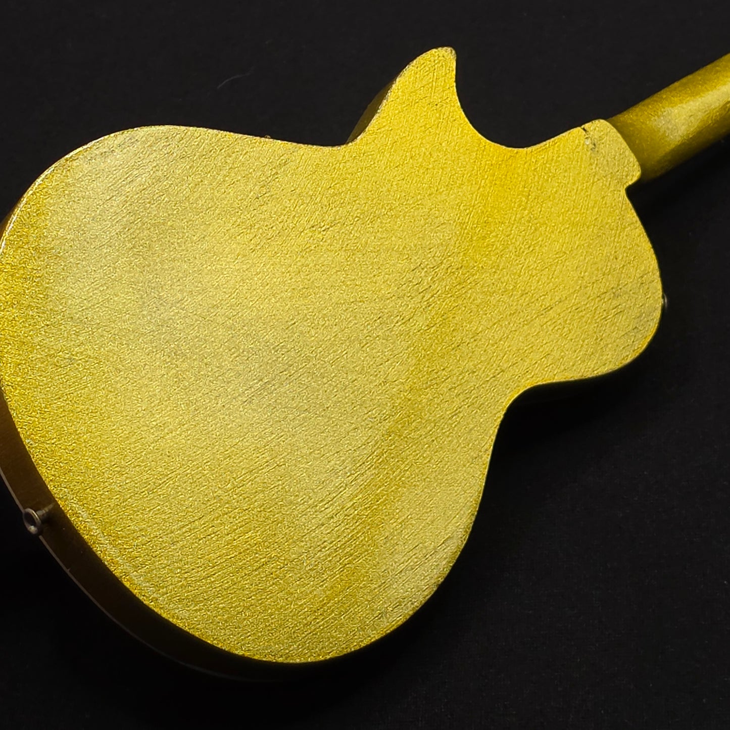 Miniature Guitar - Gibson Les Paul Gold Top - Model Guitar Inc Stand