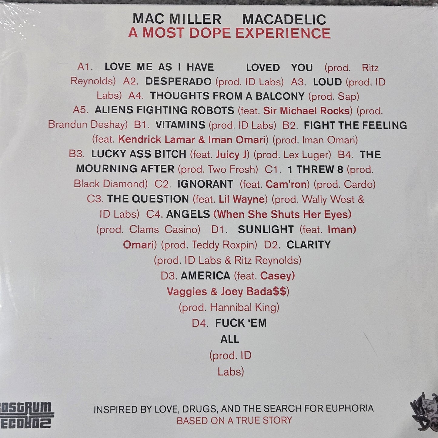 MAC MILLER - MACADELIC - 2LP COLOURED VINYL