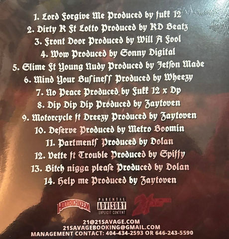 21 Savage – Slaughter King Vinyl Mixtape