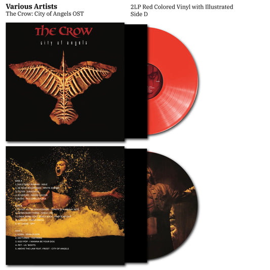 The Crow - City of Angels OST Original SoundTrack Vinyl Record 2LP