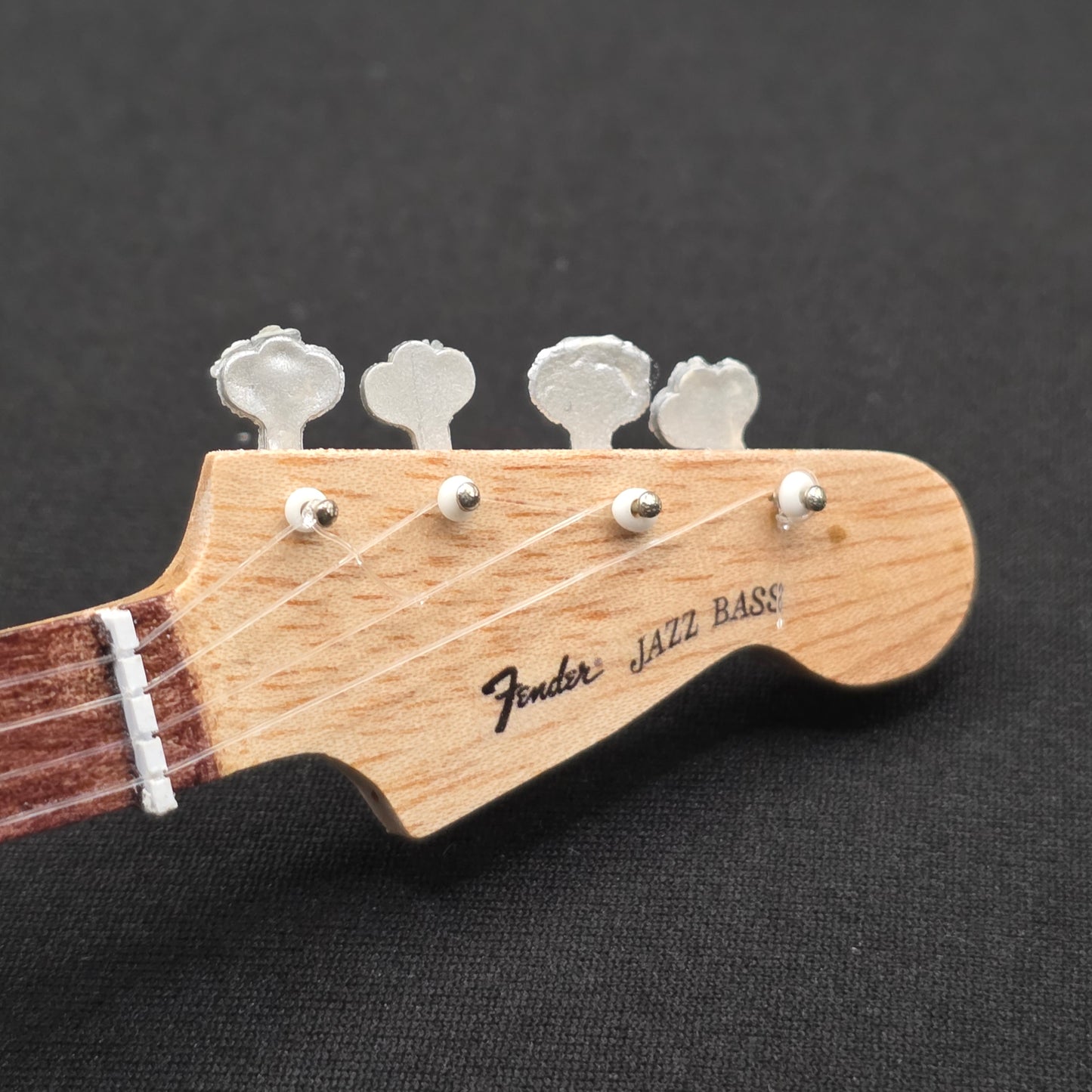 Miniature Guitar - Flea Red Hot Chili Peppers RHCP Fender Jazz Bass - Model Guitar Inc Stand