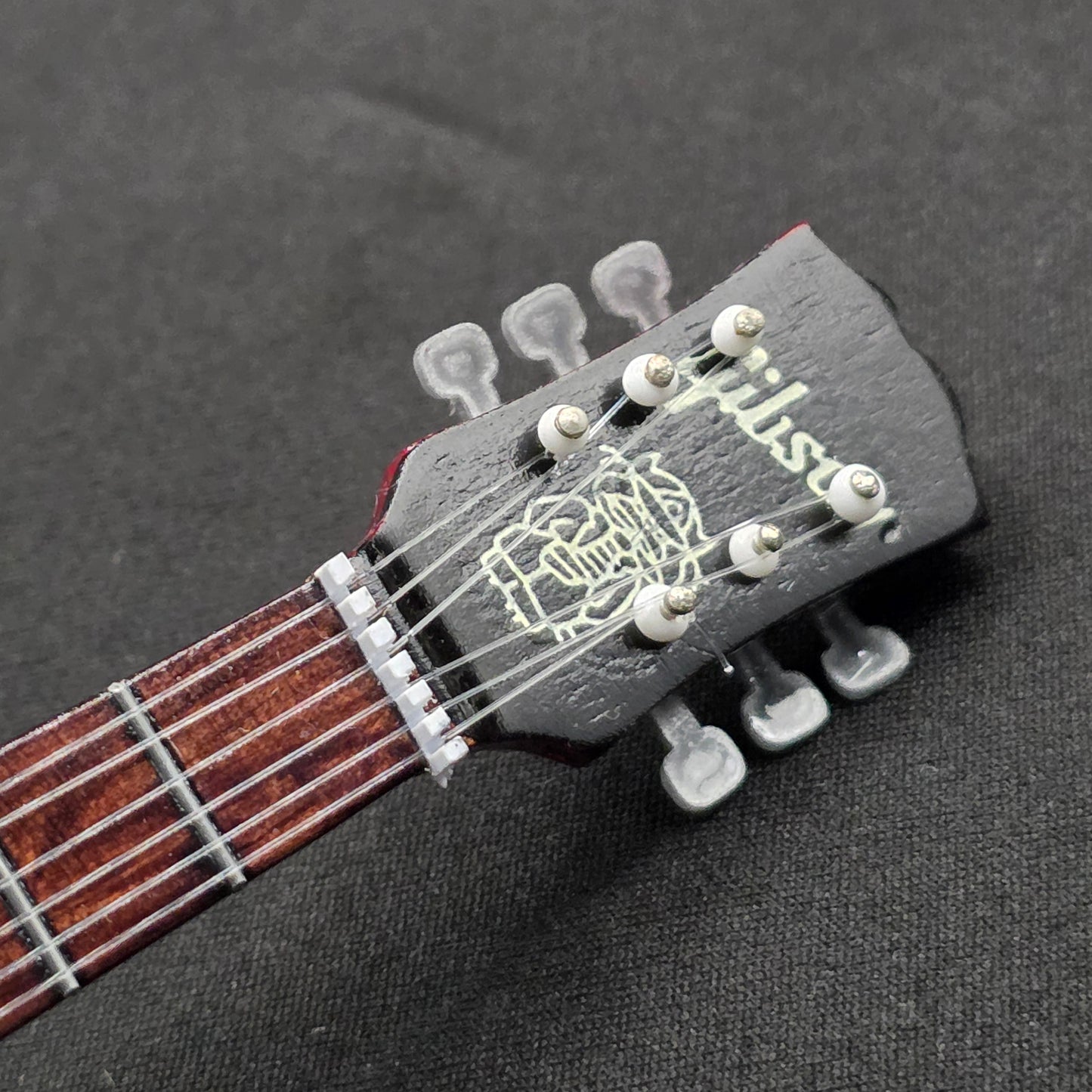 Miniature Guitar - ACDC Gibson SG Angus Young AC/DC  - Model Guitar Inc Stand