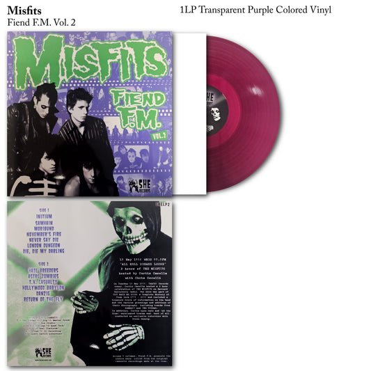 Misfits - Fiend FM Vol 2  Vinyl Record LP Volume 2 F.M.