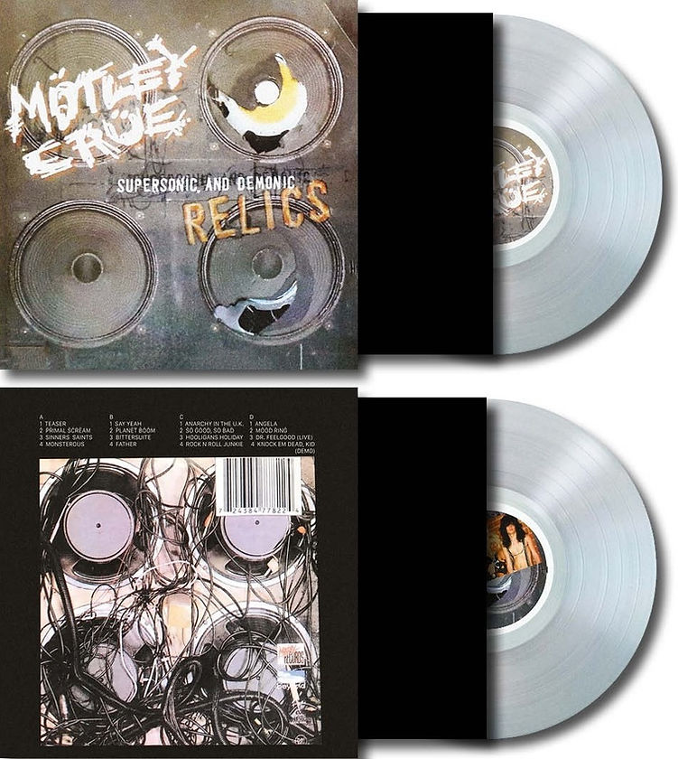 Motley Crue - Supersonic and Demonic Relics 2LP Vinyl Record