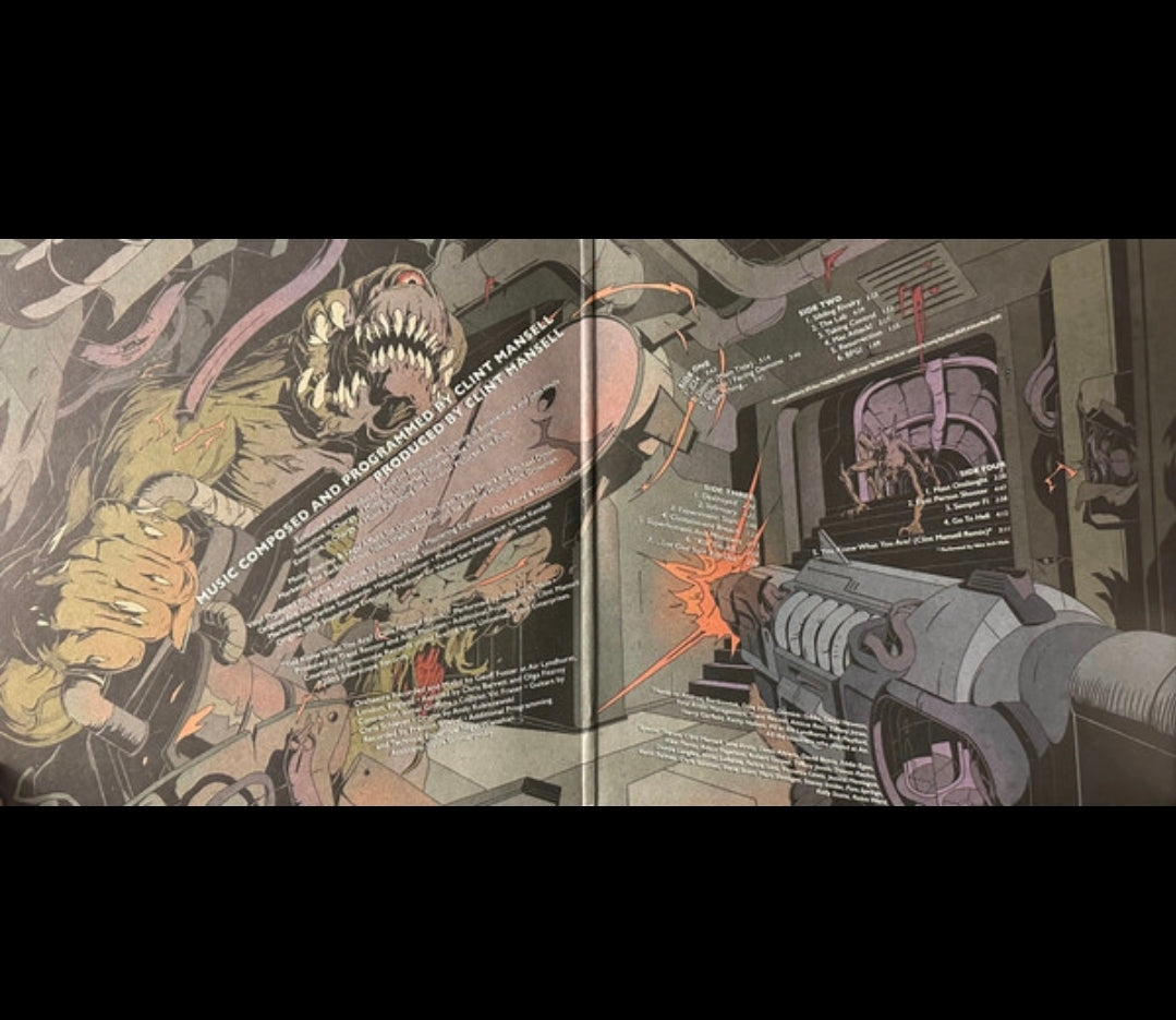 Clint Mansell - Doom (Original Motion Picture Soundtrack) (LP, Ora + LP, Gre + Album, Ltd, RE, Hel) Vinyl Record / LP
