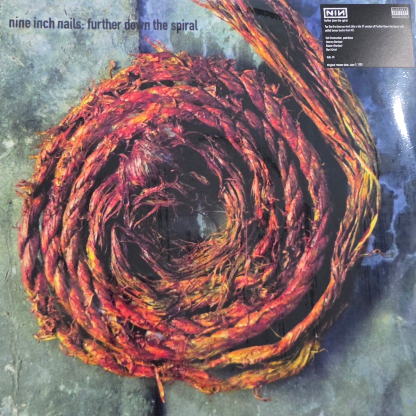 Nine Inch Nails – Further Down The Spiral NIN "2LP COLOURED VINYL RECORD"