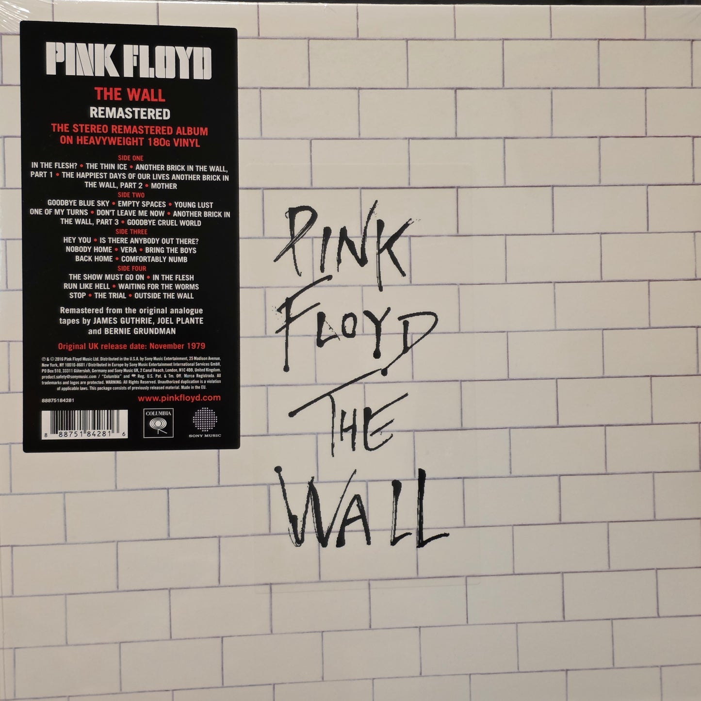 Pink Floyd - The Wall (2xLP, Album, RE, RM, Gat) Vinyl Record / LP