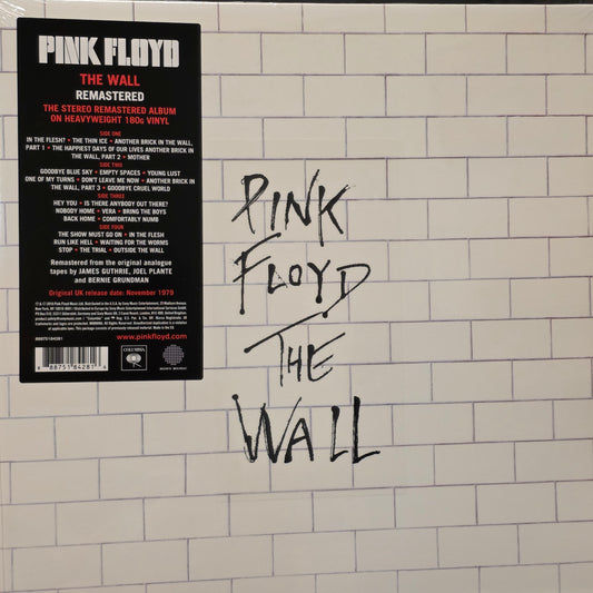 Pink Floyd - The Wall (2xLP, Album, RE, RM, Gat) Vinyl Record / LP
