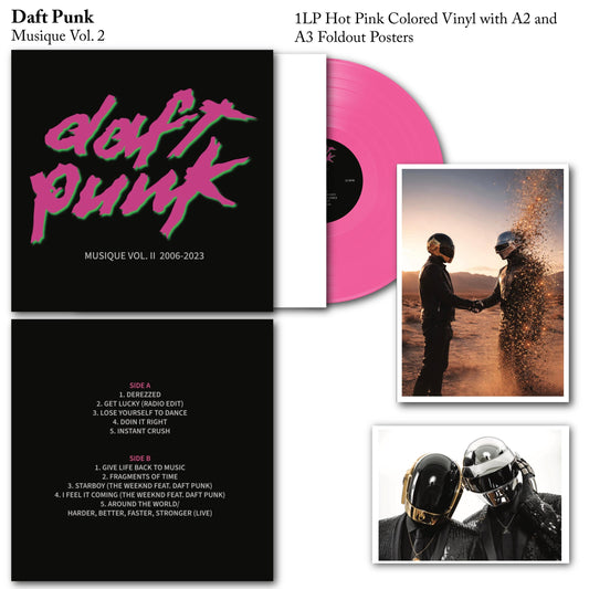 Daft Punk - Musique Volume 2  2006-2023 Greatest Hits V2 Vinyl Record LP