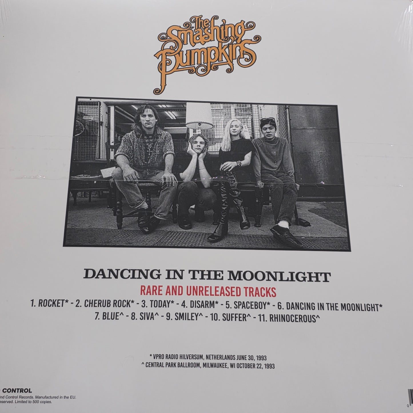 THE SMASHING PUMPKINS DANCING IN THE MOONLIGHT LIVE IN 1993 VINYL RECORD